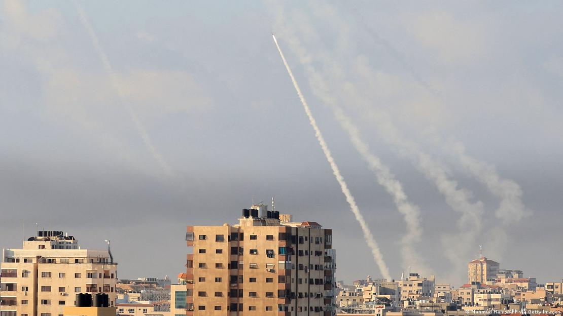 Gazze'den İsrail'e fırlatılan füzeler - (07.10.2023)